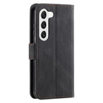 For Samsung Galaxy S23 Stand Wallet Phone Case Splicing Stitching PU Leather + TPU Cover