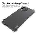 ENKAY HAT PRINCE Anti-slip Strip Edge Clear Case for Huawei nova Y61 4G, Thickened Corners Shockproof TPU Cell Phone Cover