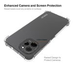 ENKAY HAT PRINCE Anti-slip Strip Edge Clear Case for Huawei nova Y61 4G, Thickened Corners Shockproof TPU Cell Phone Cover