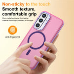 Til Samsung Galaxy S26 FE Magnetisk Cover Farveblokering PC + TPU Anti-fingeraftryk Telefoncover