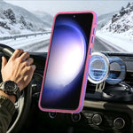 Til Samsung Galaxy S26 FE Magnetisk Cover Farveblokering PC + TPU Anti-fingeraftryk Telefoncover
