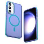 Til Samsung Galaxy S26 FE Magnetisk Cover Farveblokering PC + TPU Anti-fingeraftryk Telefoncover