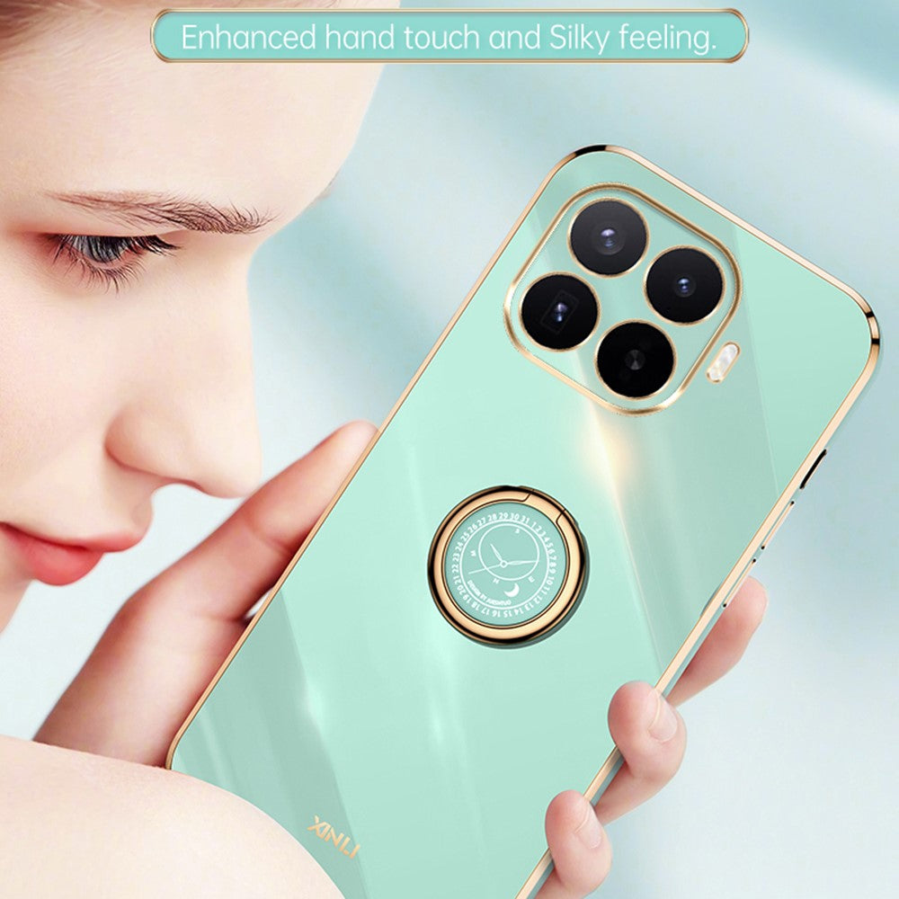 XINLI til Xiaomi 17T Pro Cover Ring Støtteben Galvanisering TPU Telefoncover