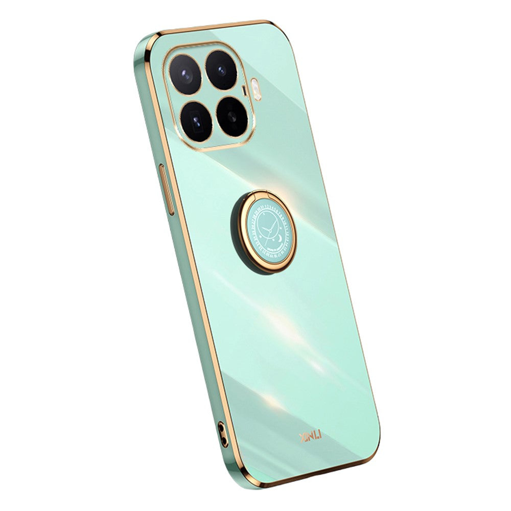 XINLI For Xiaomi 17T Case Ring Kickstand Electroplating TPU Phone Cover