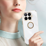 XINLI For Xiaomi 17T Case Ring Kickstand Electroplating TPU Phone Cover