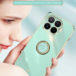 XINLI For Xiaomi 17T Case Ring Kickstand Electroplating TPU Phone Cover