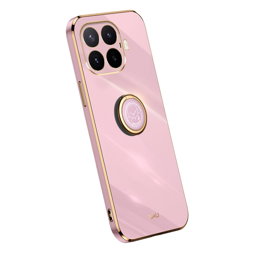 XINLI For Xiaomi 17T Case Ring Kickstand Electroplating TPU Phone Cover