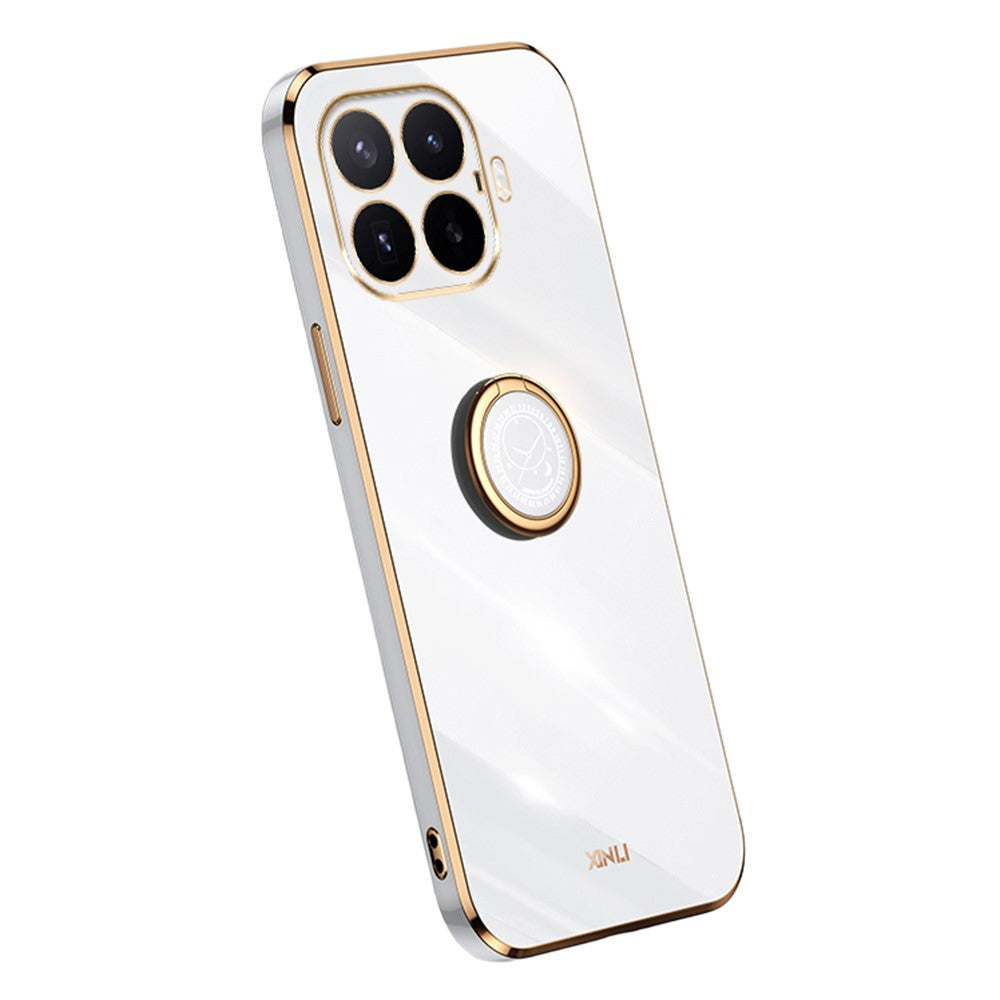 XINLI For Xiaomi 17T Case Ring Kickstand Electroplating TPU Phone Cover