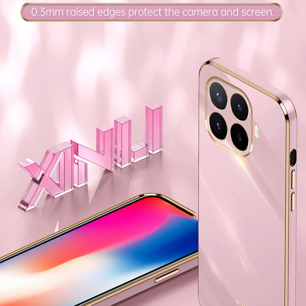 XINLI For Xiaomi 17T Pro Case TPU Phone Cover with Electroplating Frame