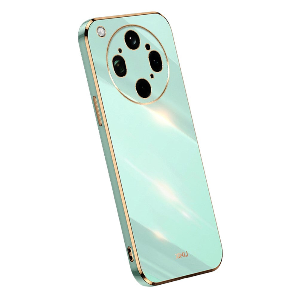 XINLI For Oppo Find X9 Ultra 5G Case TPU Phone Cover with Electroplating Frame