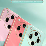 XINLI For Oppo Find X9 Ultra 5G Case TPU Phone Cover with Electroplating Frame