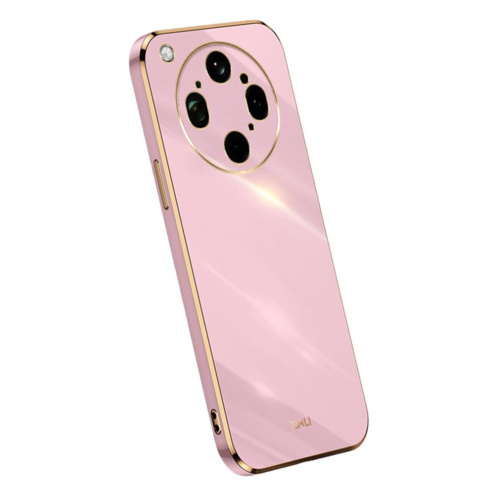 XINLI For Oppo Find X9 Ultra 5G Case TPU Phone Cover with Electroplating Frame