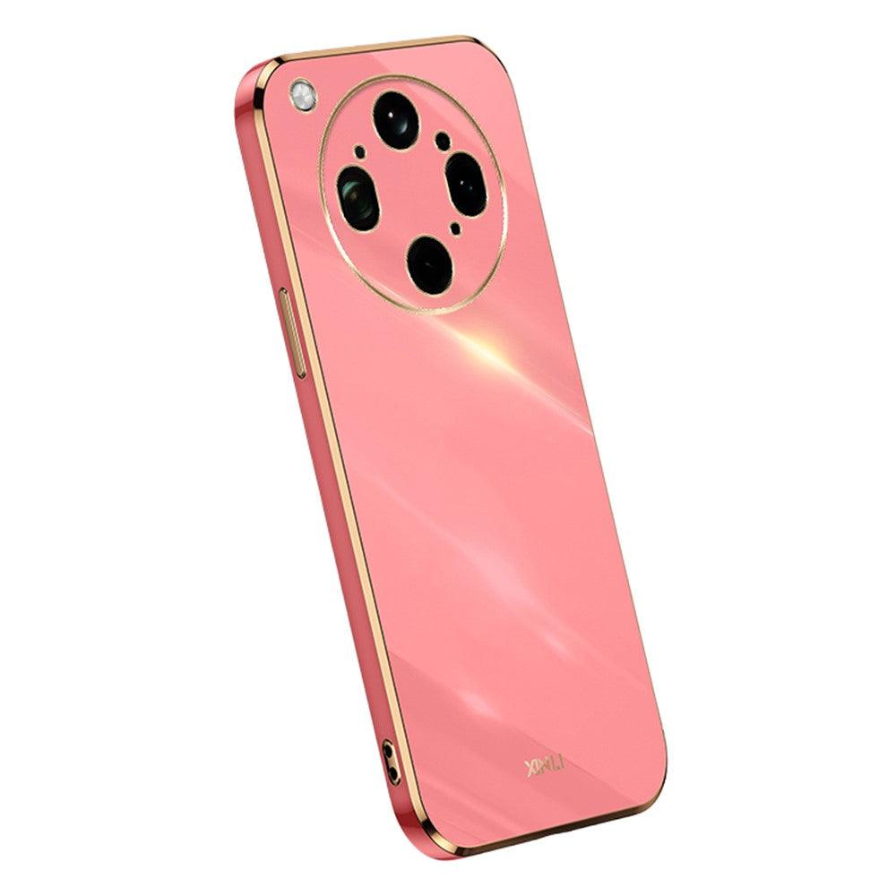 XINLI For Oppo Find X9 Ultra 5G Case TPU Phone Cover with Electroplating Frame