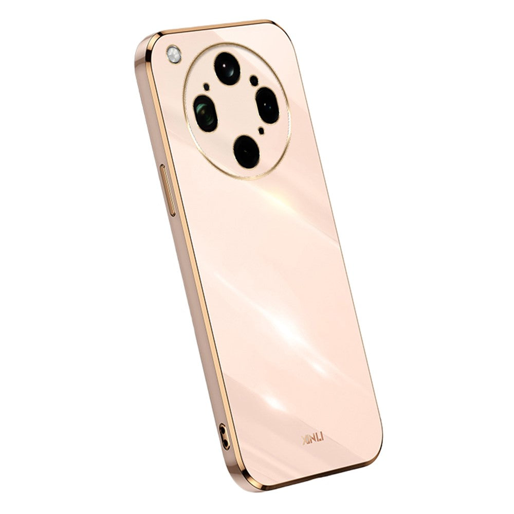XINLI For Oppo Find X9 Ultra 5G Case TPU Phone Cover with Electroplating Frame