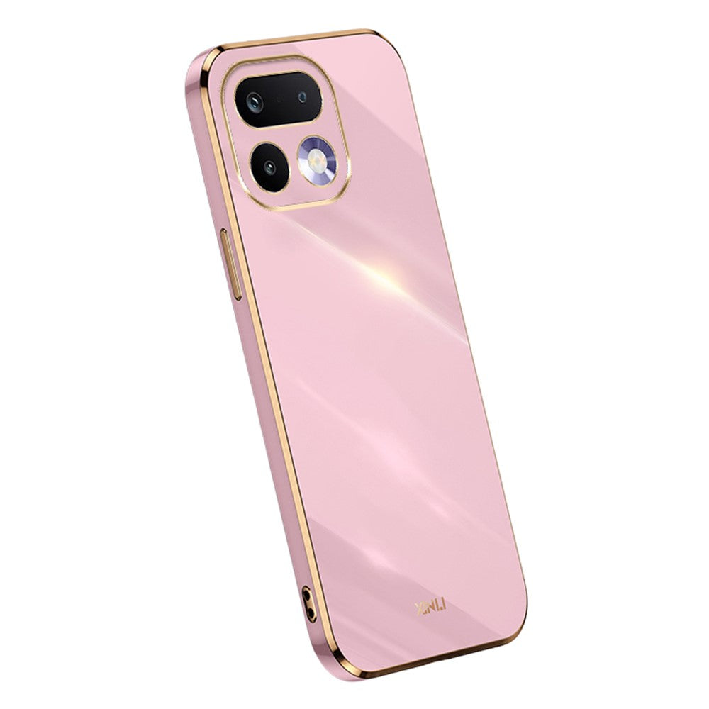XINLI til Realme 16 Pro 5G Etui TPU telefoncover med galvaniseret ramme