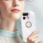 XINLI Til Realme 16 Pro 5G Etui Ring Kickstand Galvanisering TPU Telefoncover