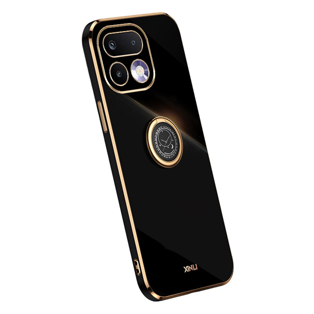 XINLI Til Realme 16 Pro 5G Etui Ring Kickstand Galvanisering TPU Telefoncover