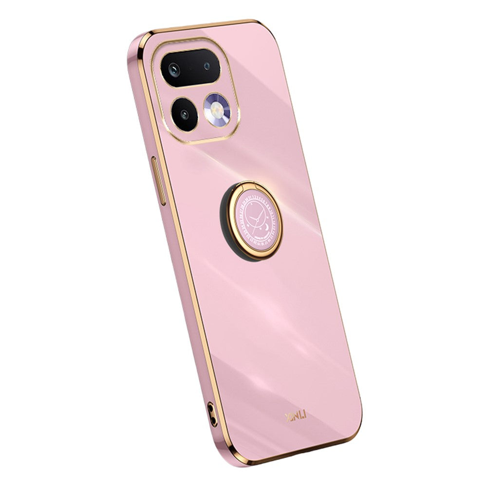 XINLI Til Realme 16 Pro 5G Etui Ring Kickstand Galvanisering TPU Telefoncover