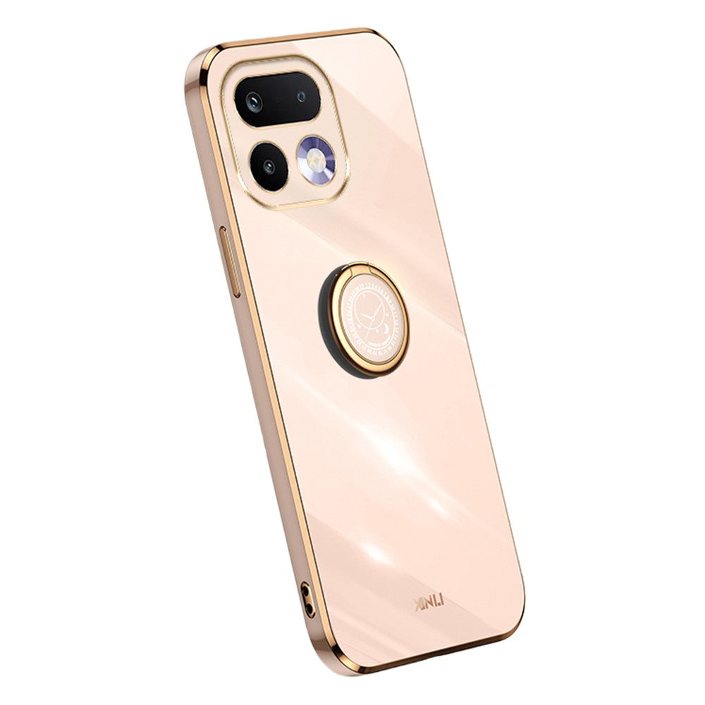 XINLI Til Realme 16 Pro 5G Etui Ring Kickstand Galvanisering TPU Telefoncover
