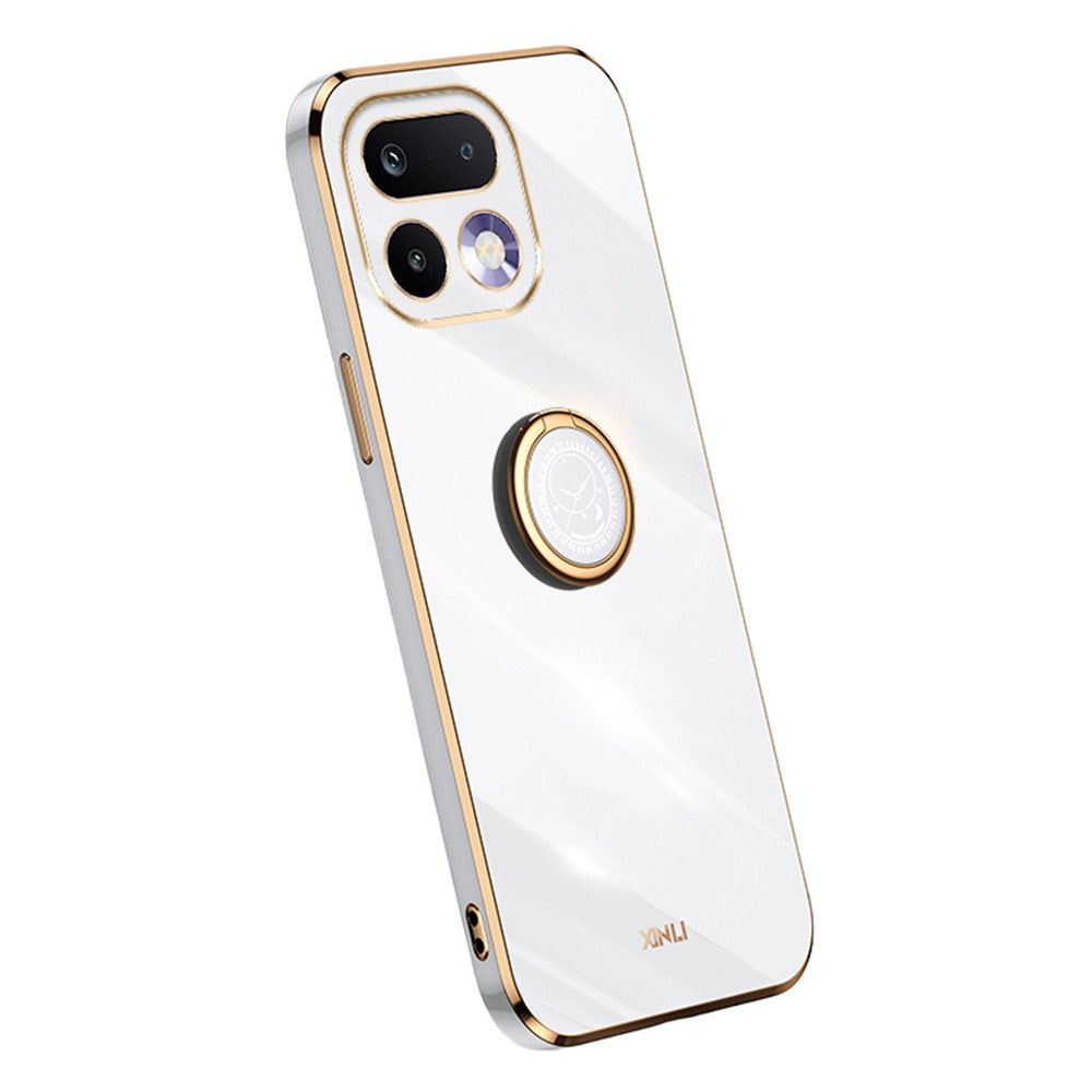 XINLI Til Realme 16 Pro 5G Etui Ring Kickstand Galvanisering TPU Telefoncover