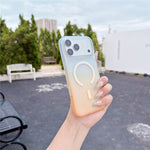 Til iPhone 18 Pro / 17 Pro magnetisk etui med AI touch-knap og gradientfarve TPU telefoncover
