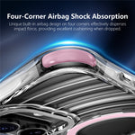 Til iPhone 17 Magnetisk Cover Airbag Hjørne Stødsikker Ripple TPU Telefoncover