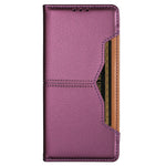 For iPhone 15 Pro Wallet Case External Card Slot Magnetic Closing Leather Phone Cover