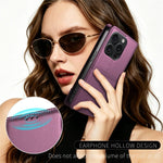 For iPhone 15 Pro Wallet Case External Card Slot Magnetic Closing Leather Phone Cover