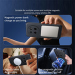 For Honor X80 Pro Max 5G Magnetic Case Leather Coated TPU + PC Phone Cover
