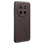 For Honor X80 Pro Max 5G Magnetic Case Leather Coated TPU + PC Phone Cover