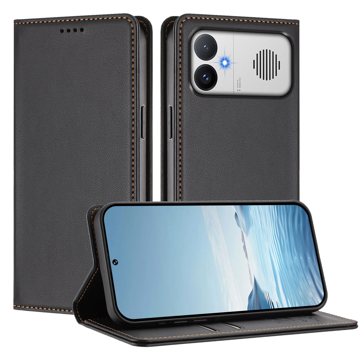 For Xiaomi Redmi K90 Max 5G Leather Wallet Case Magnetic Closure RFID Blocking Phone Cover