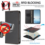 For Xiaomi Redmi K90 Max 5G Leather Wallet Case Magnetic Closure RFID Blocking Phone Cover