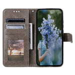 For Xiaomi 13 Imprinted Mandala Flower PU Leather Case Stand Wallet Full Protection Phone Cover with Strap