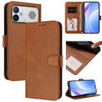 For Xiaomi Redmi K90 Max 5G Wallet Case RFID Blocking Calf Texture Leather Stand Phone Cover with Strap