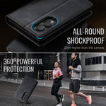 CASEME til Samsung Galaxy Z Fold8 cover 033 Series RFID Blokerende Pung Stand Kalve Tekstur Læder Telefoncover