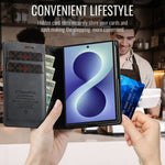 CASEME for Samsung Galaxy Z Fold8 Case  033 Series RFID Blocking Wallet Stand Calf Texture Leather Phone Cover