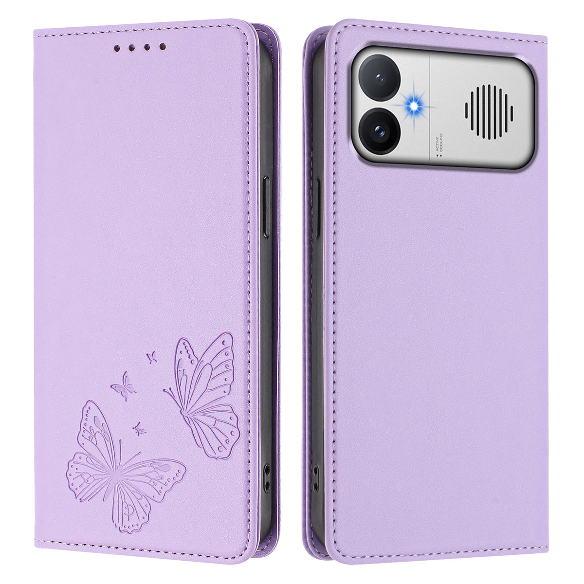 For Xiaomi Redmi K90 Max 5G Wallet Case RFID Blocking Butterfly Imprinted Magnetic Flip Leather Cover