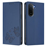 Xiaomi Redmi A7 Pro 4G (171.56mm) / Xiaomi Redmi A7 Pro 5G / Xiaomi Poco C85x 5G / Xiaomi Poco C81 4G Plånboksfodral RFID-blockerande fjärilstryckt magnetiskt läderfodral