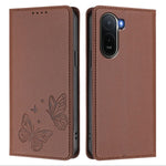 Xiaomi Redmi A7 Pro 4G (171.56mm) / Xiaomi Redmi A7 Pro 5G / Xiaomi Poco C85x 5G / Xiaomi Poco C81 4G Plånboksfodral RFID-blockerande fjärilstryckt magnetiskt läderfodral