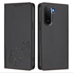 Xiaomi Redmi A7 Pro 4G (171.56mm) / Xiaomi Redmi A7 Pro 5G / Xiaomi Poco C85x 5G / Xiaomi Poco C81 4G Plånboksfodral RFID-blockerande fjärilstryckt magnetiskt läderfodral