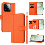 For Xiaomi 17 Max Case 9 Card Slots PU Leather Flip Wallet Phone Cover with Hand Strap