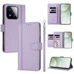 For Xiaomi 17 Max Case 9 Card Slots PU Leather Flip Wallet Phone Cover with Hand Strap