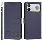 For Xiaomi Redmi K90 Max 5G Case PU Leather Heart Pattern Wallet Flip Phone Cover with Hand Strap