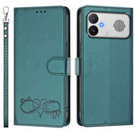 For Xiaomi Redmi K90 Max 5G Case PU Leather Heart Pattern Wallet Flip Phone Cover with Hand Strap