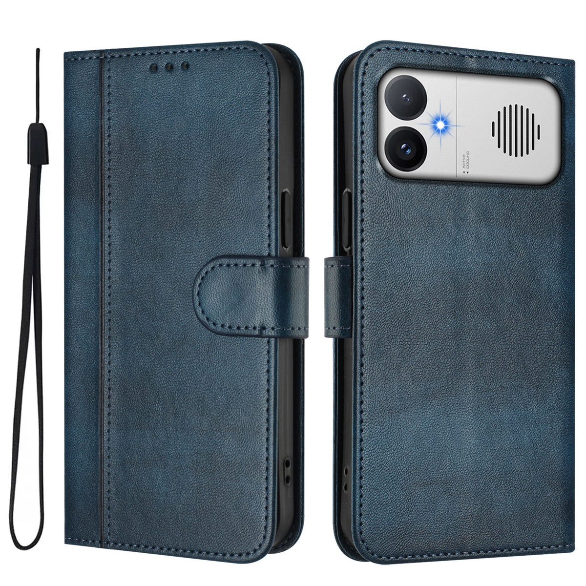 For Xiaomi Redmi K90 Max 5G Cases Wallet Stand Retro Texture Leather Phone Cover with Lanyard