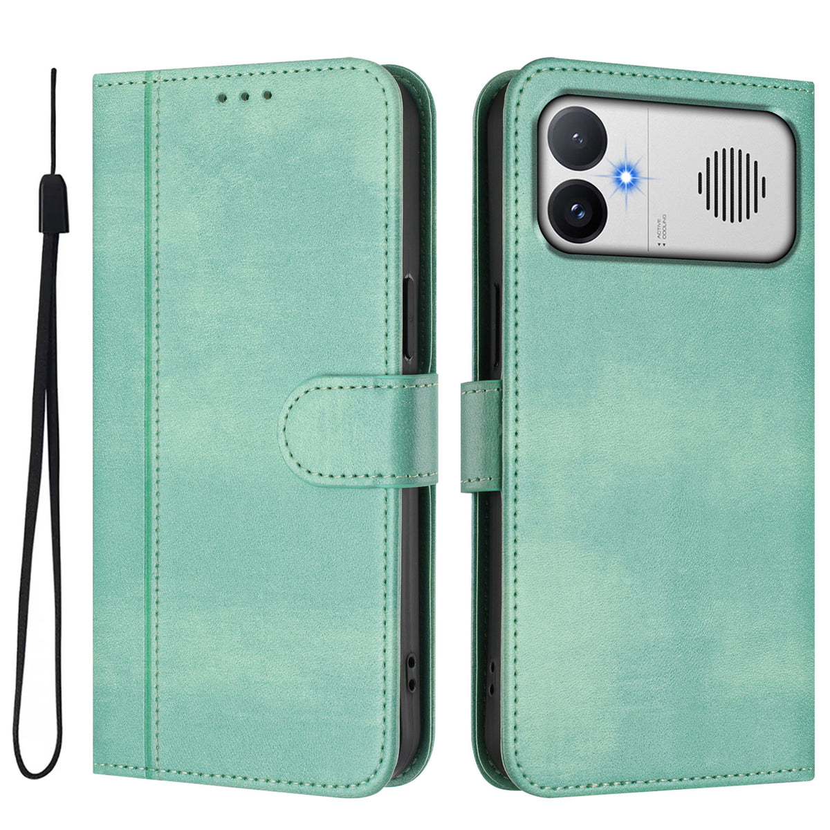 For Xiaomi Redmi K90 Max 5G Cases Wallet Stand Retro Texture Leather Phone Cover with Lanyard