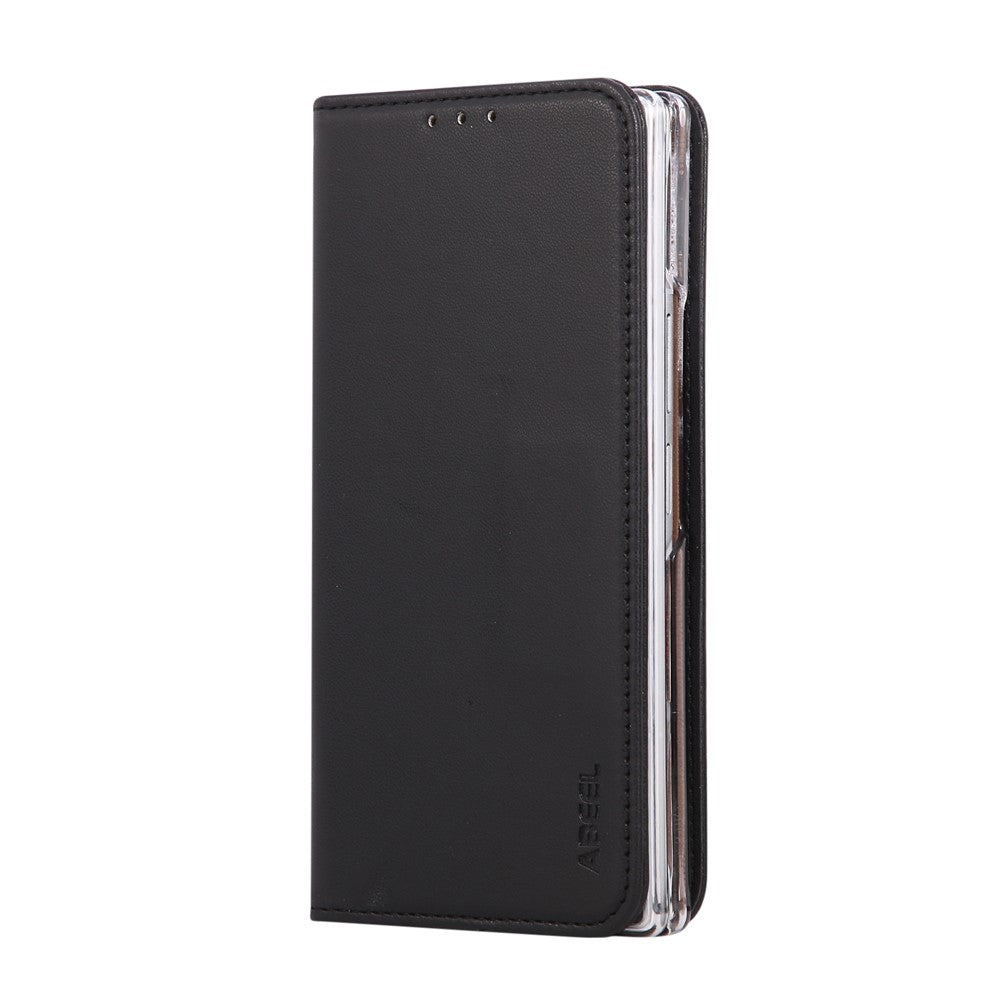 ABEEL For Samsung Galaxy Z Fold8 Ultra Case RFID Blocking Leather Flip Fold Phone Cover