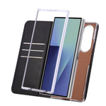 ABEEL For Samsung Galaxy Z Fold8 Ultra Case RFID Blocking Leather Flip Fold Phone Cover