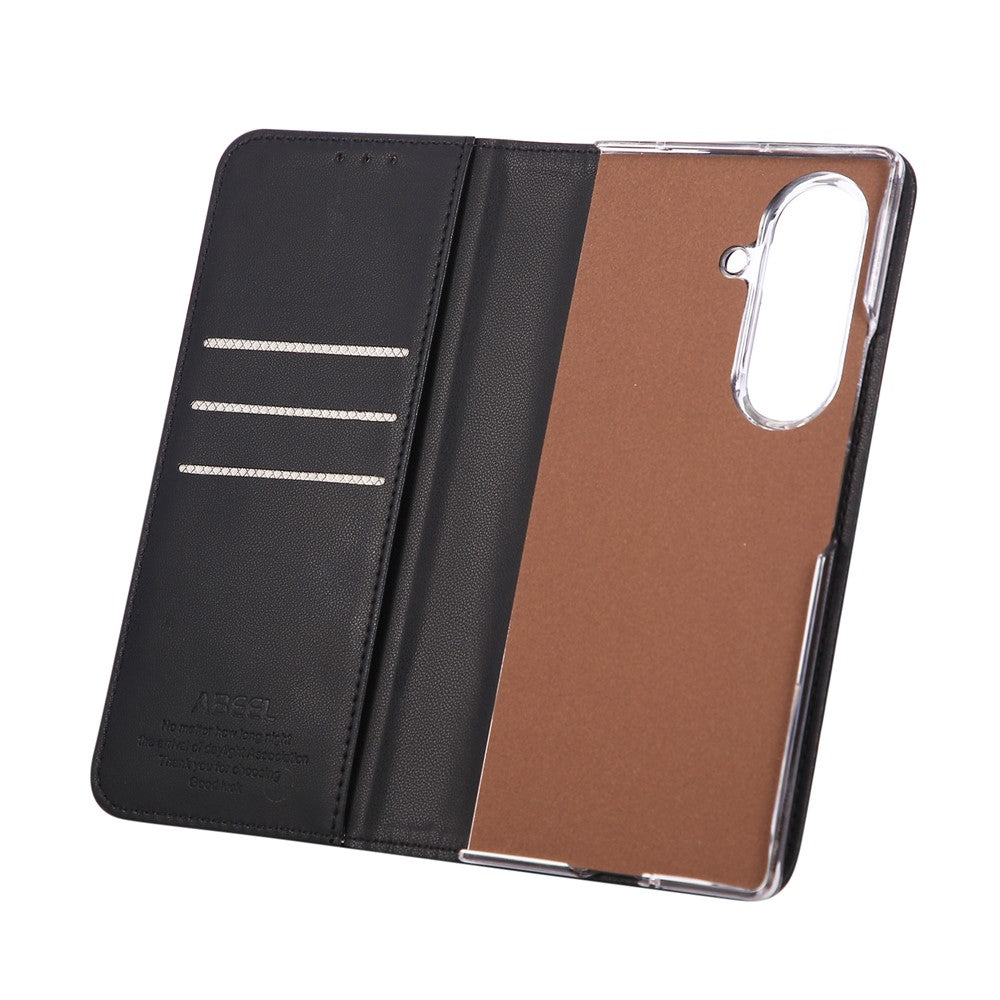 ABEEL For Samsung Galaxy Z Fold8 Ultra Case RFID Blocking Leather Flip Fold Phone Cover