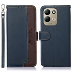 KHAZNEH For Xiaomi Redmi 17 5G  /  Redmi 17 4G Case RFID Blocking Wallet Litchi Texture PU Leather Phone Cover with Strap